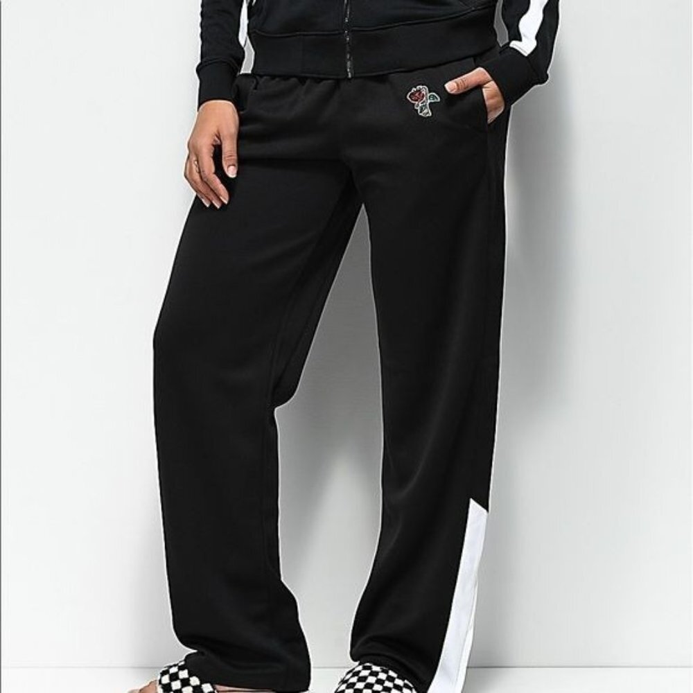 NWT Champion Authentic Unisex Black‎ Petals Track Pants